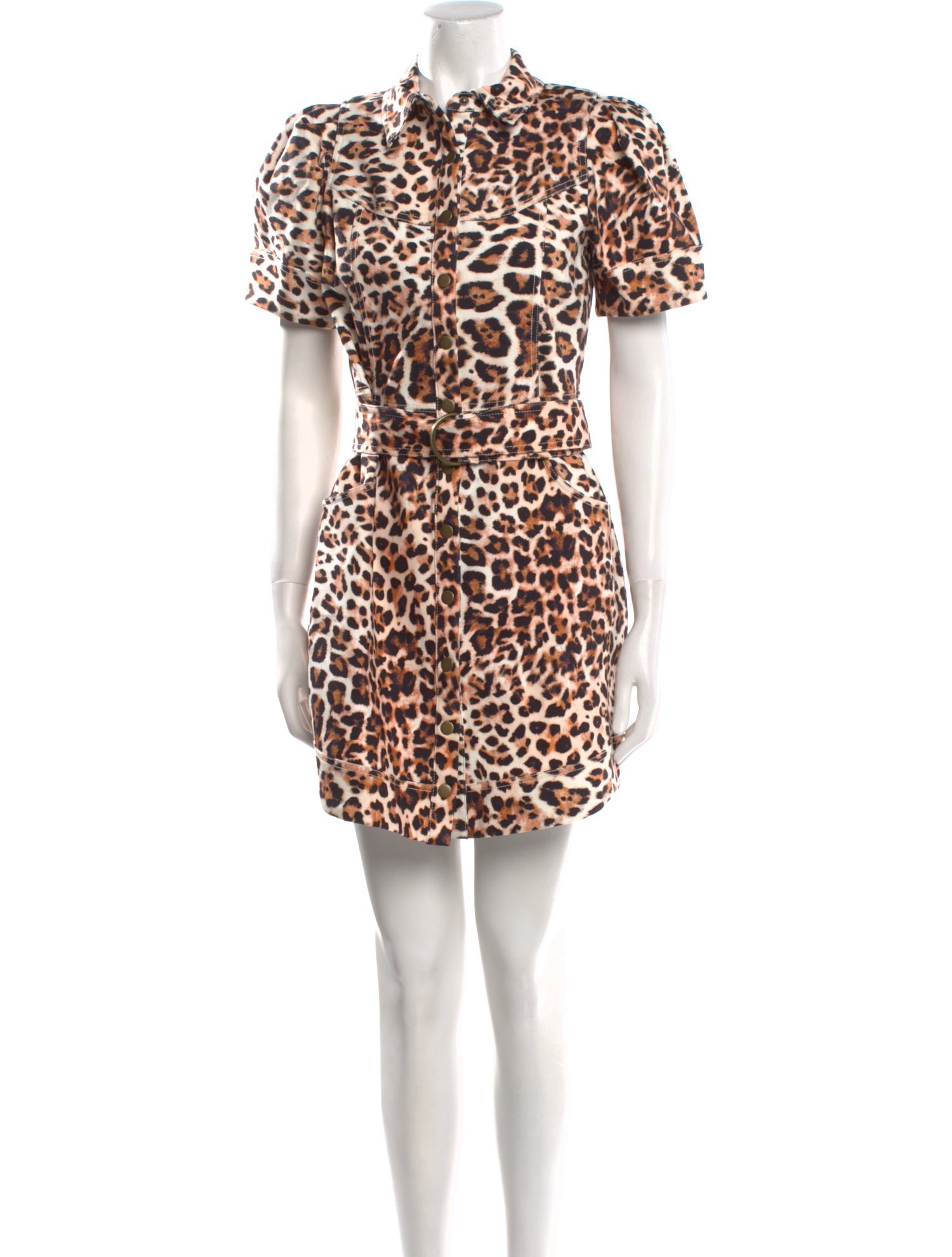 Hunter Bell Animal Print Mini Dress w/ Tags