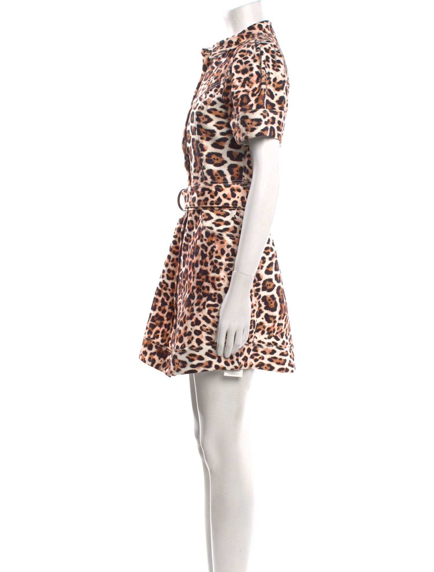 Hunter Bell Animal Print Mini Dress w/ Tags