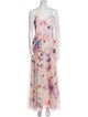 Hunter Bell Floral Print Long Dress