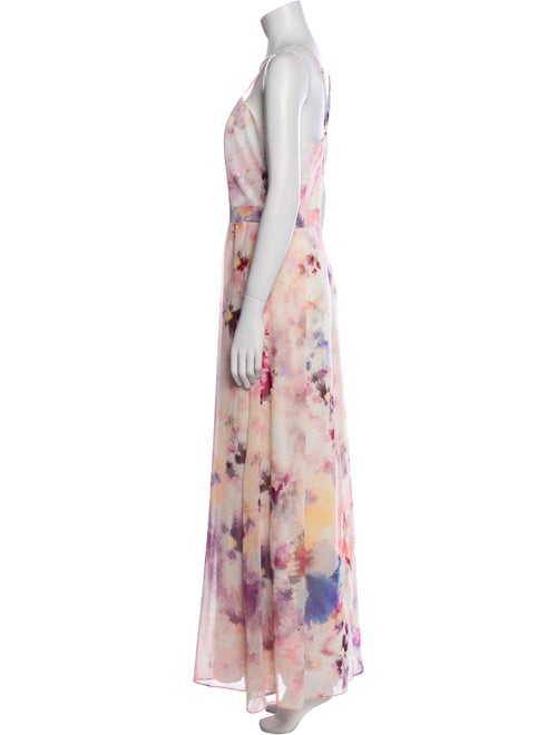Hunter Bell Floral Print Long Dress