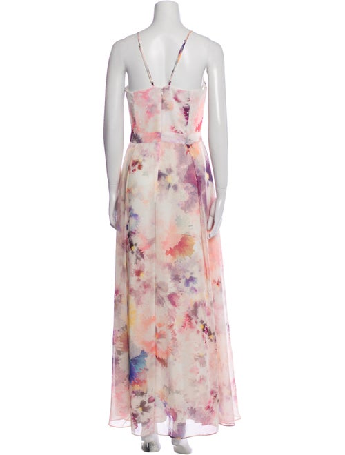 Hunter Bell Floral Print Long Dress