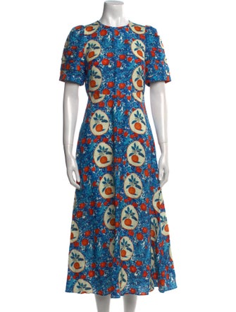 Hunter Bell Printed Long Dress