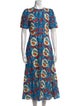Hunter Bell Printed Long Dress