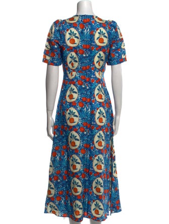 Hunter Bell Printed Long Dress