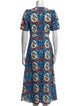 Hunter Bell Printed Long Dress