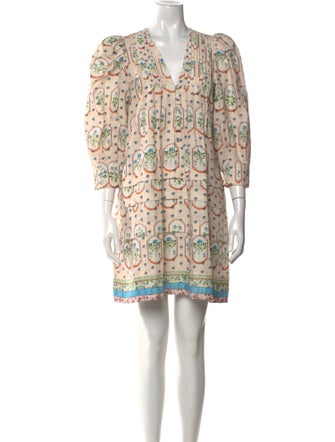 Hunter Bell Printed Mini Dress