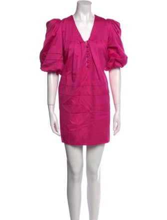 Hunter Bell V-Neck Mini Dress