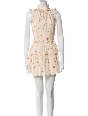 Hunter Bell Floral Print Mini Dress