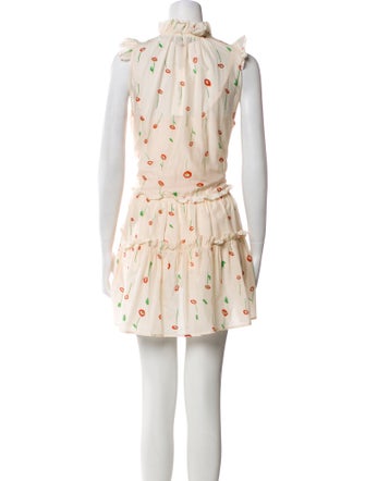 Hunter Bell Floral Print Mini Dress