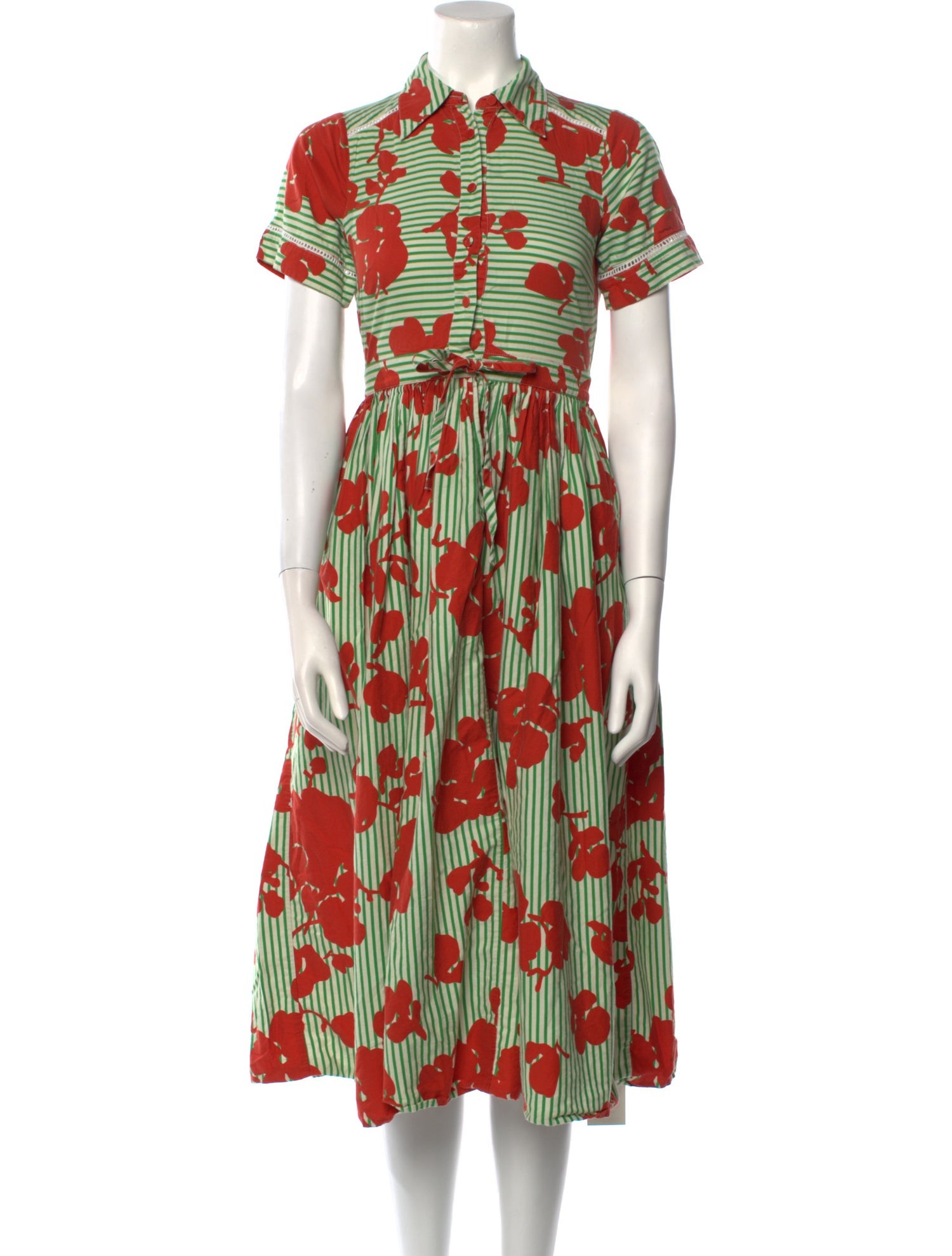 Hunter Bell Printed Midi Length Dress