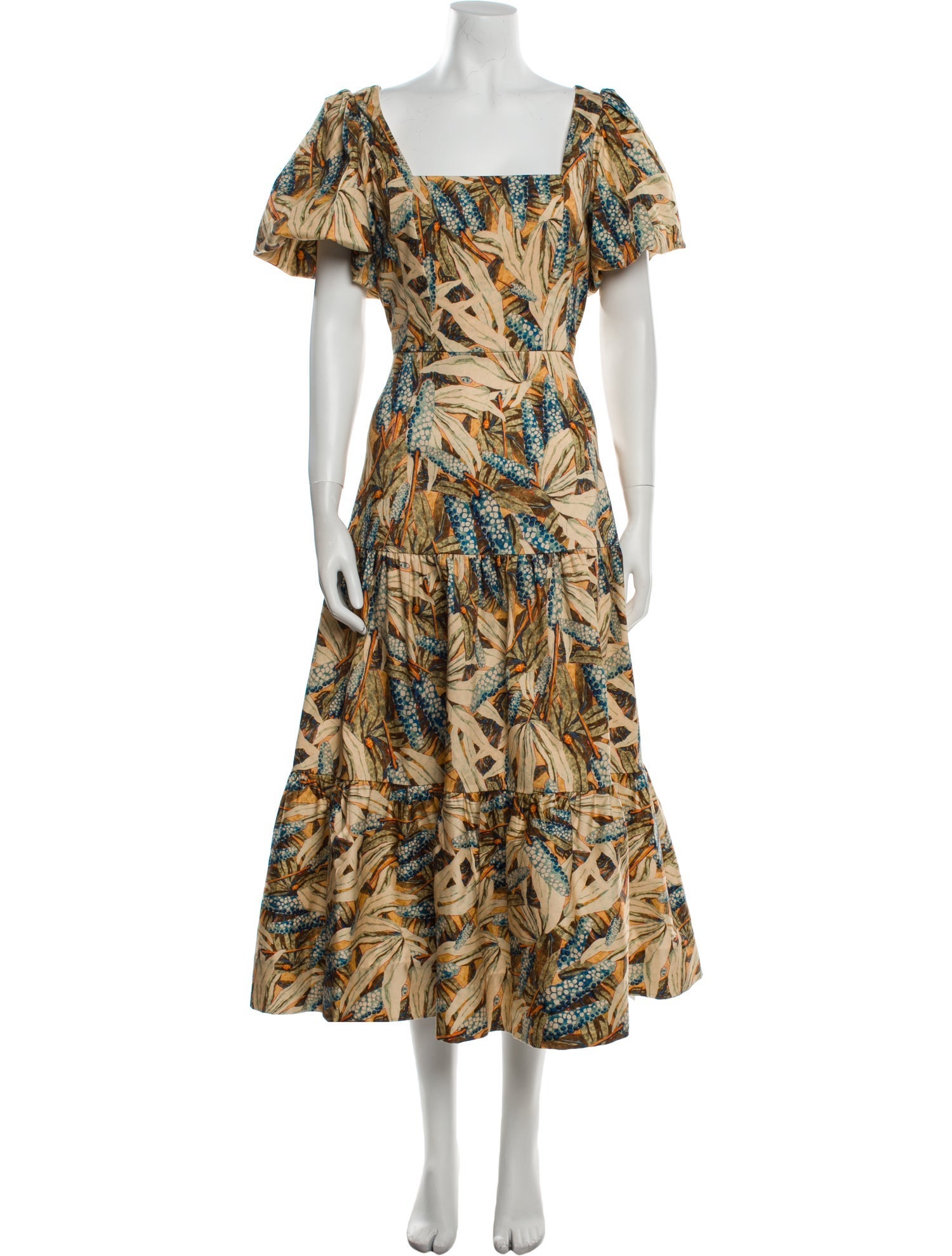 Hunter Bell Printed Long Dress