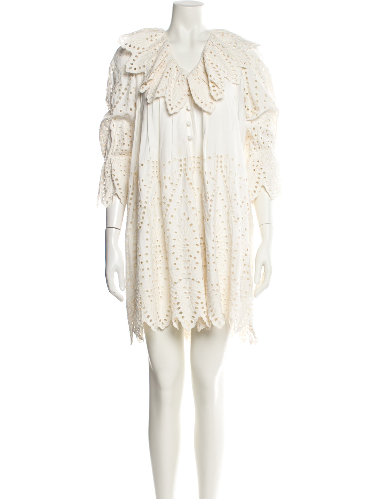 Hunter Bell V-Neck Knee-Length Dress