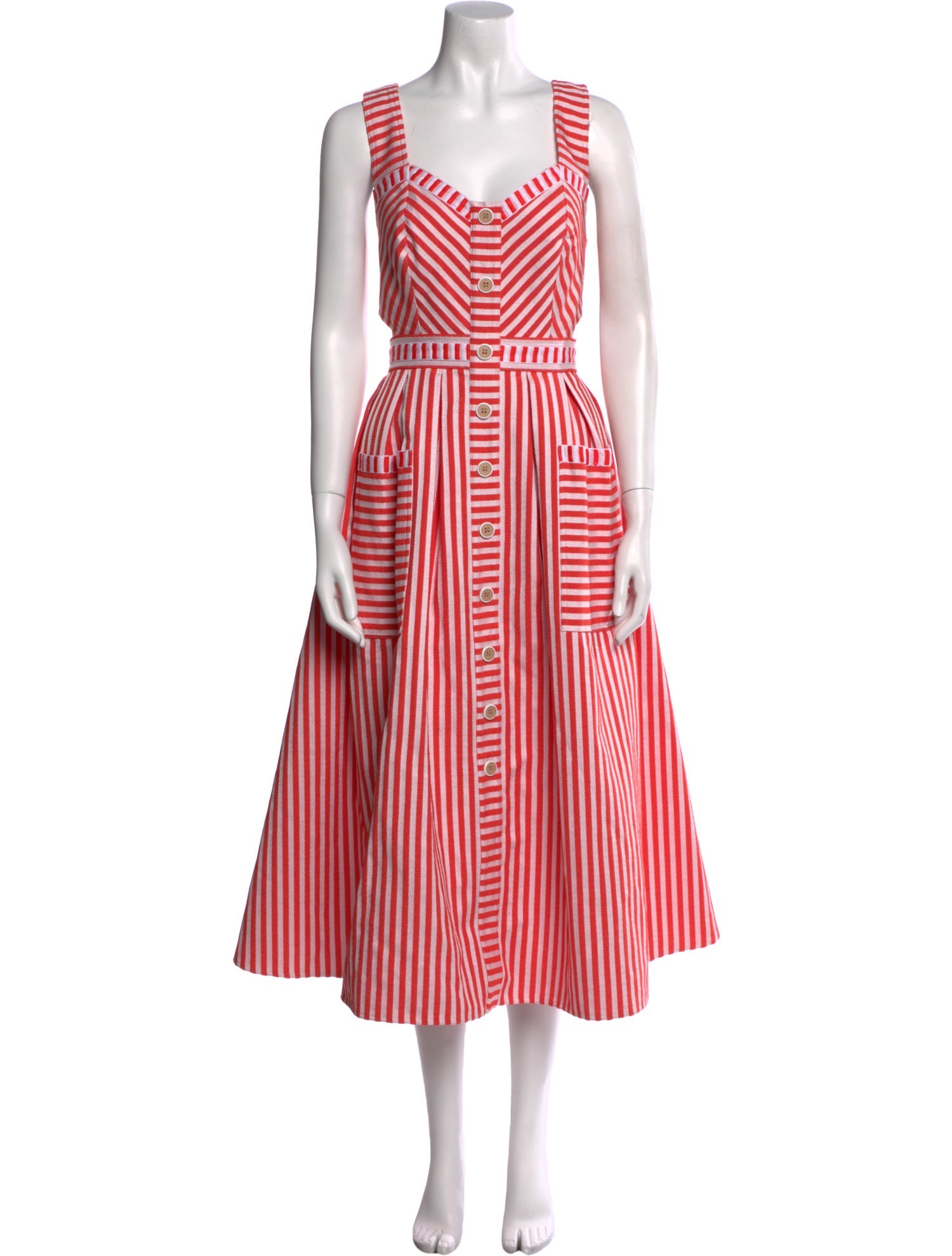 Hunter Bell Striped Long Dress w/ Tags