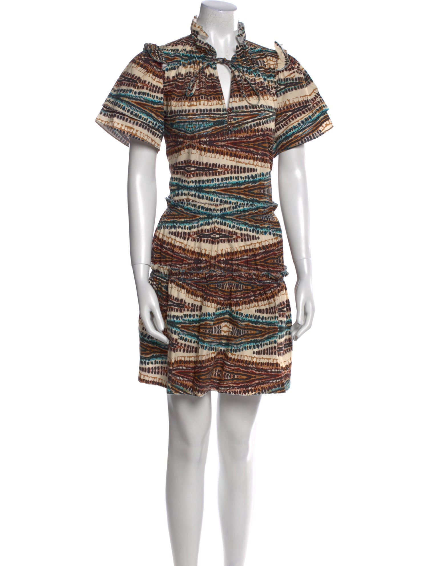 Hunter Bell Printed Mini Dress