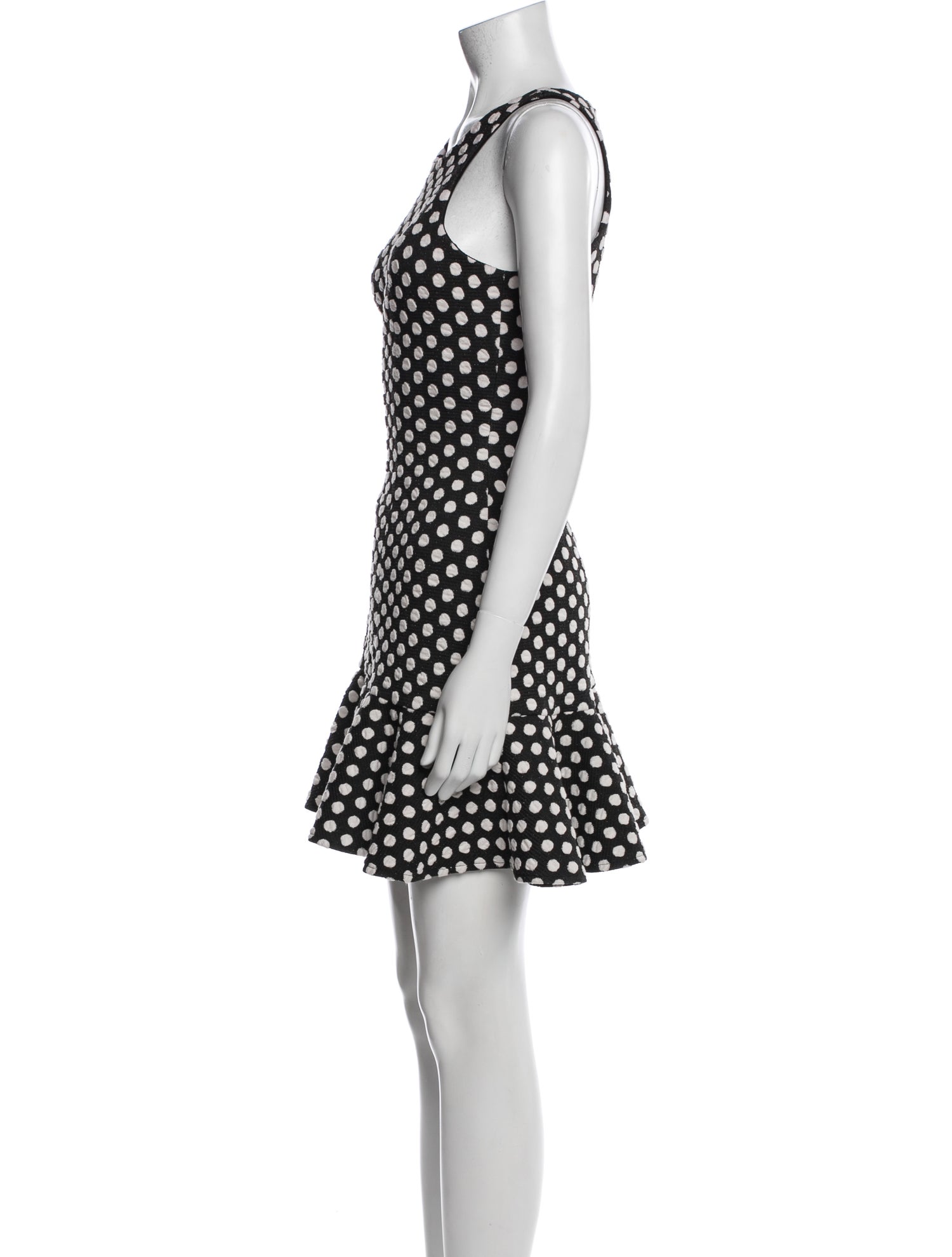 Hunter Bell Polka Dot Print Mini Dress