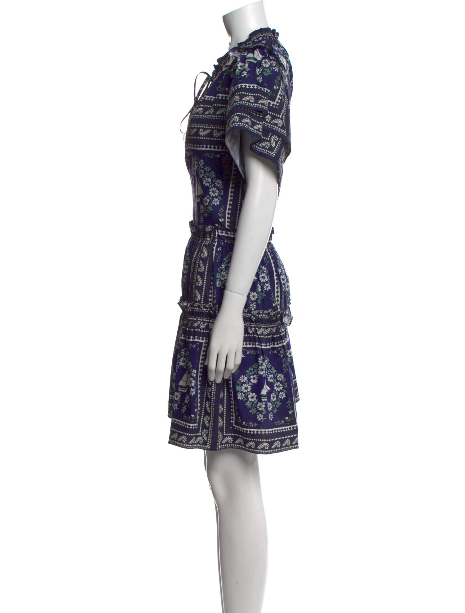 Hunter Bell Printed Mini Dress w/ Tags