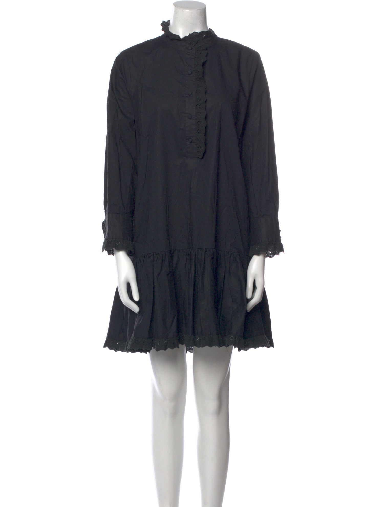 Hunter Bell Mock Neck Mini Dress