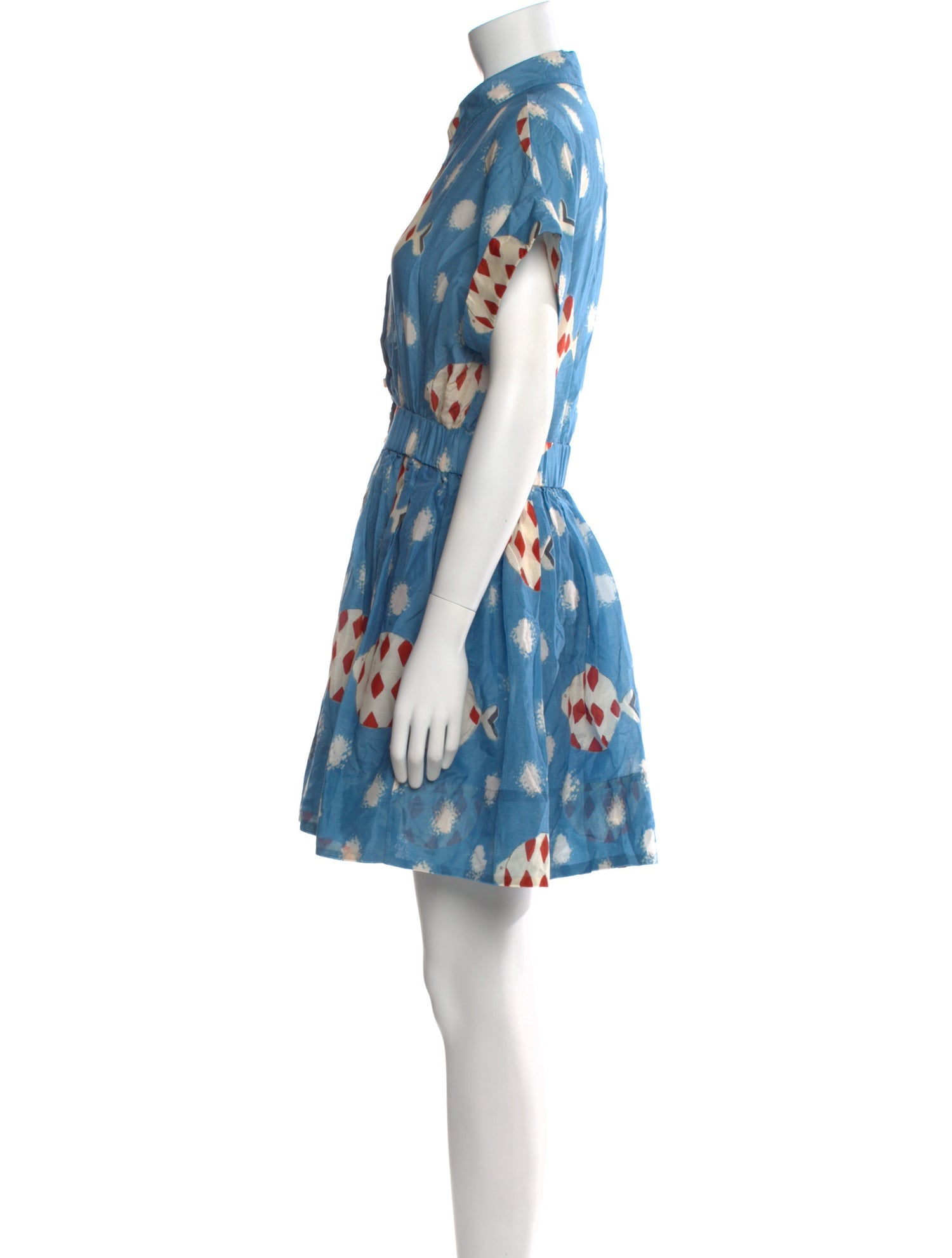 Hunter Bell Printed Mini Dress