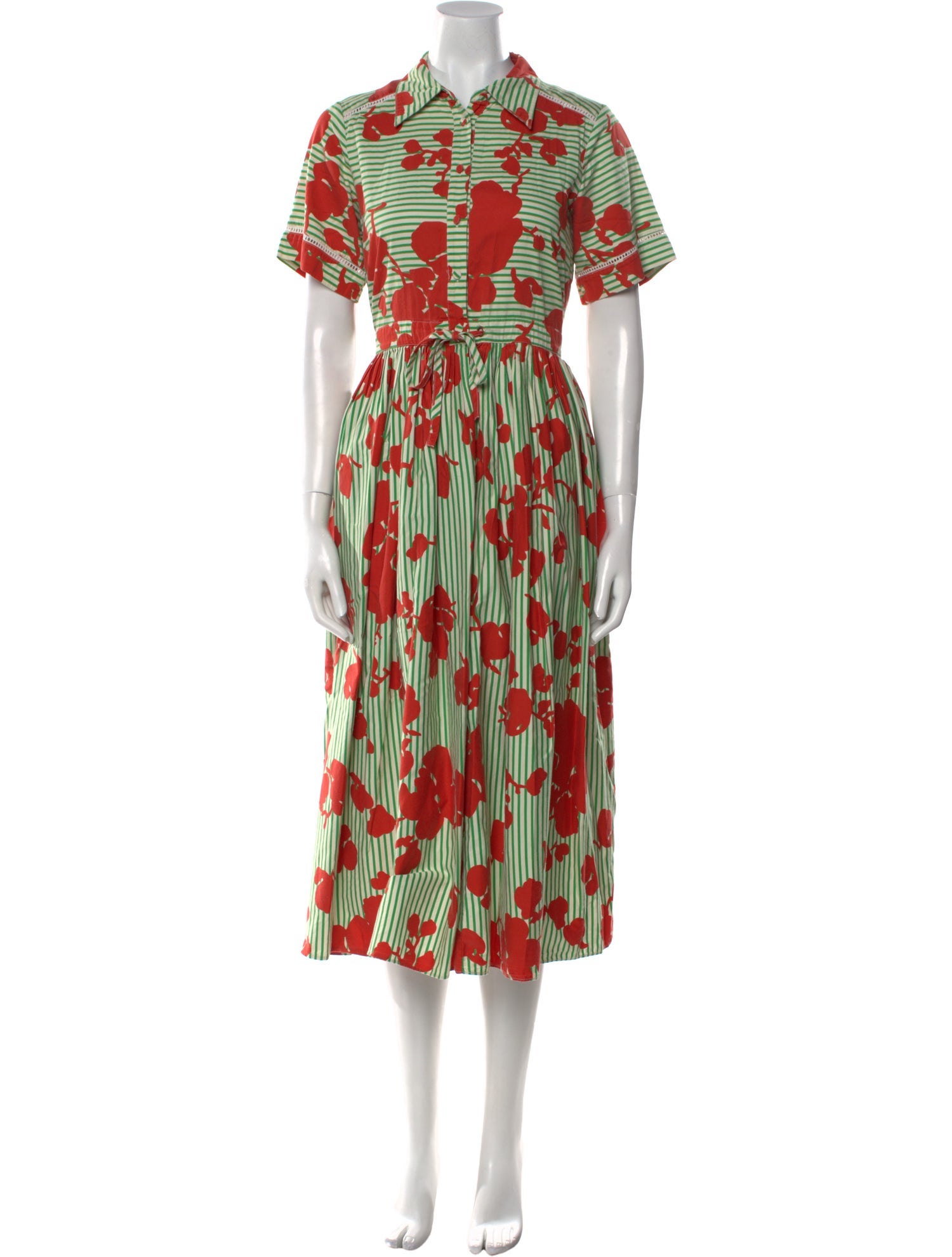 Hunter Bell Printed Midi Length Dress