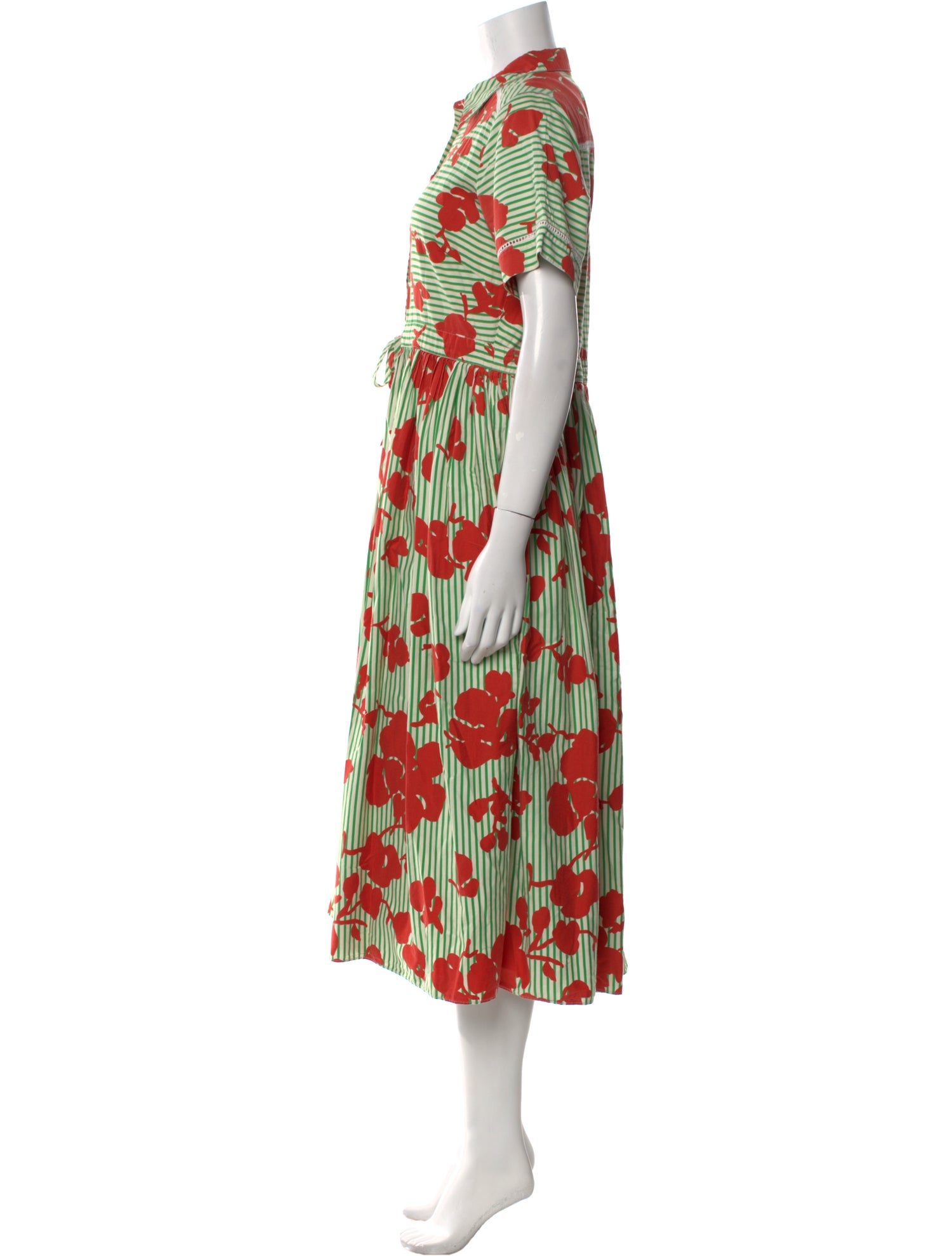 Hunter Bell Printed Midi Length Dress