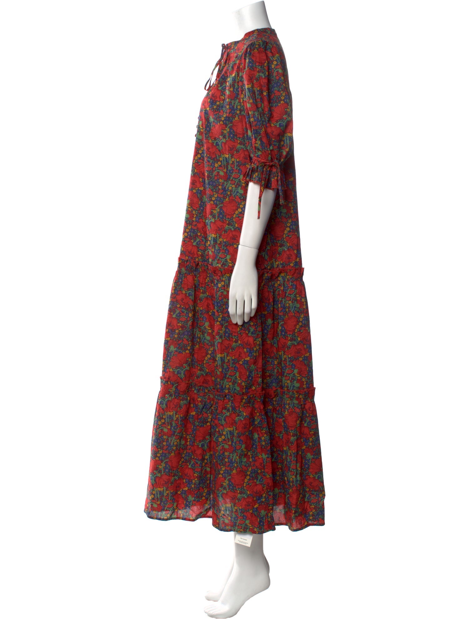 Hunter Bell Floral Print Long Dress