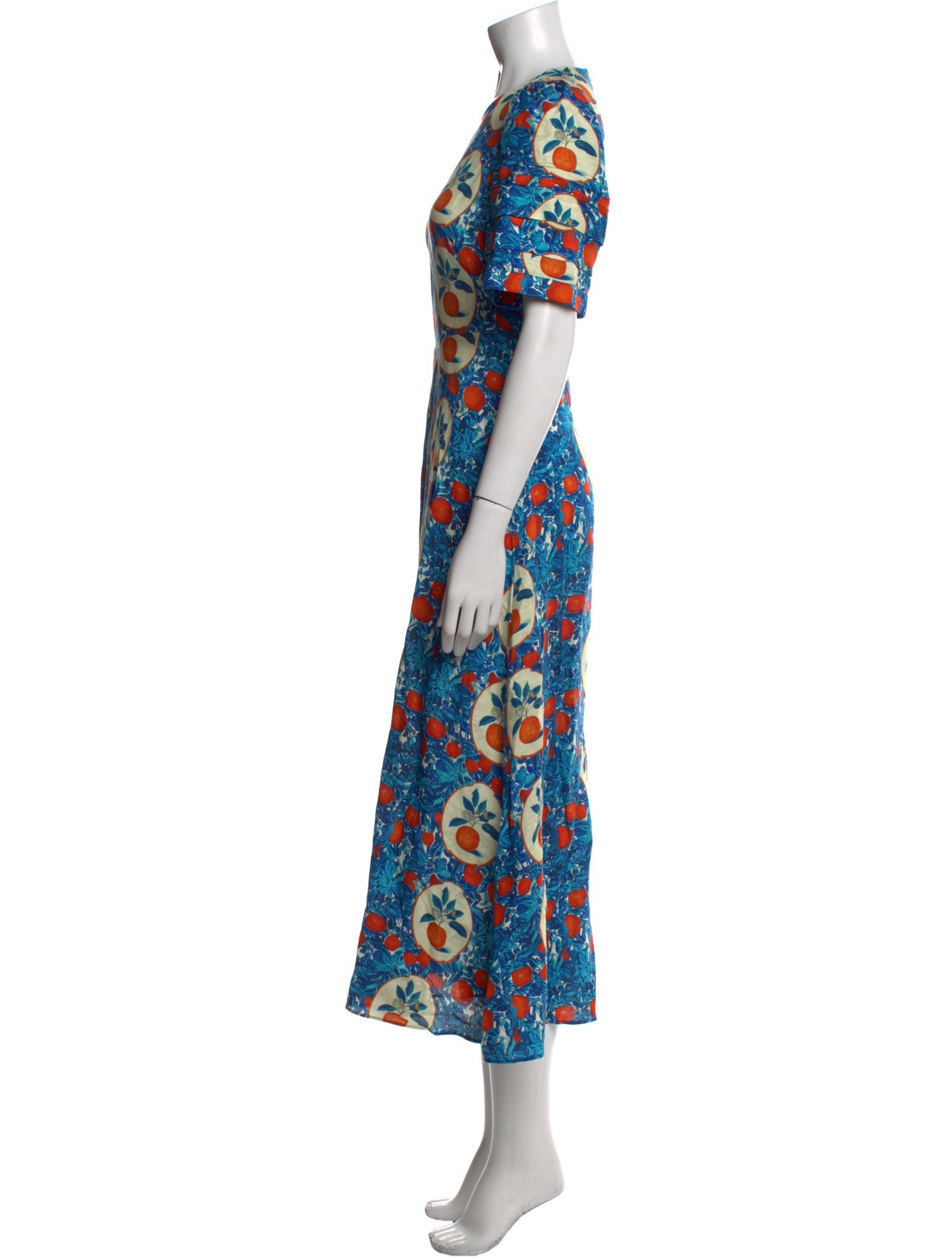 Hunter Bell Floral Print Long Dress