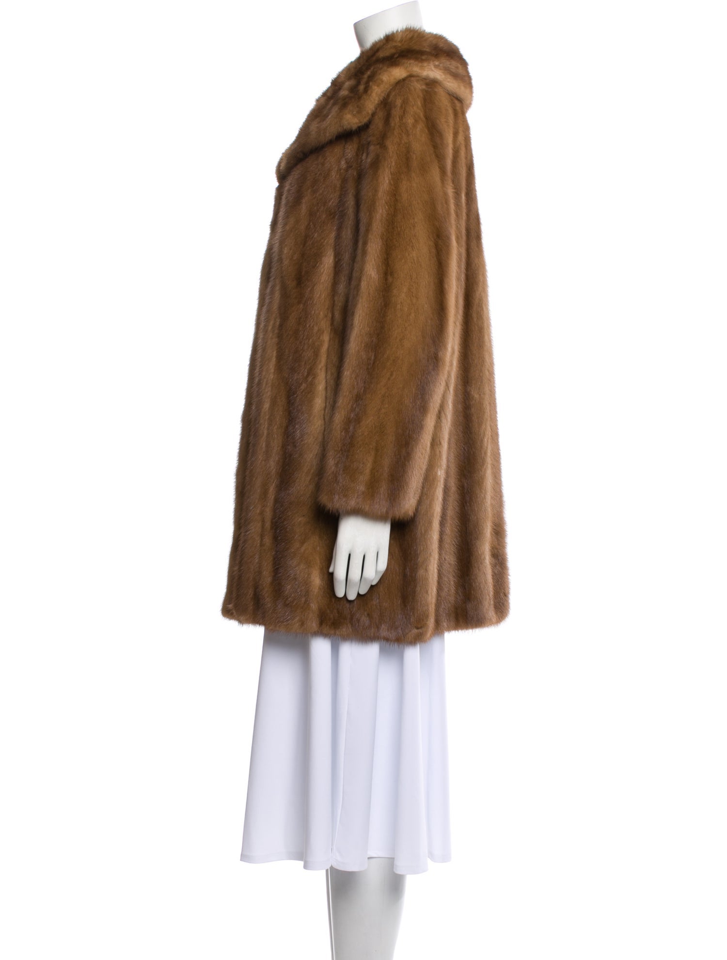Hurtiq Mink Faux Fur Coat