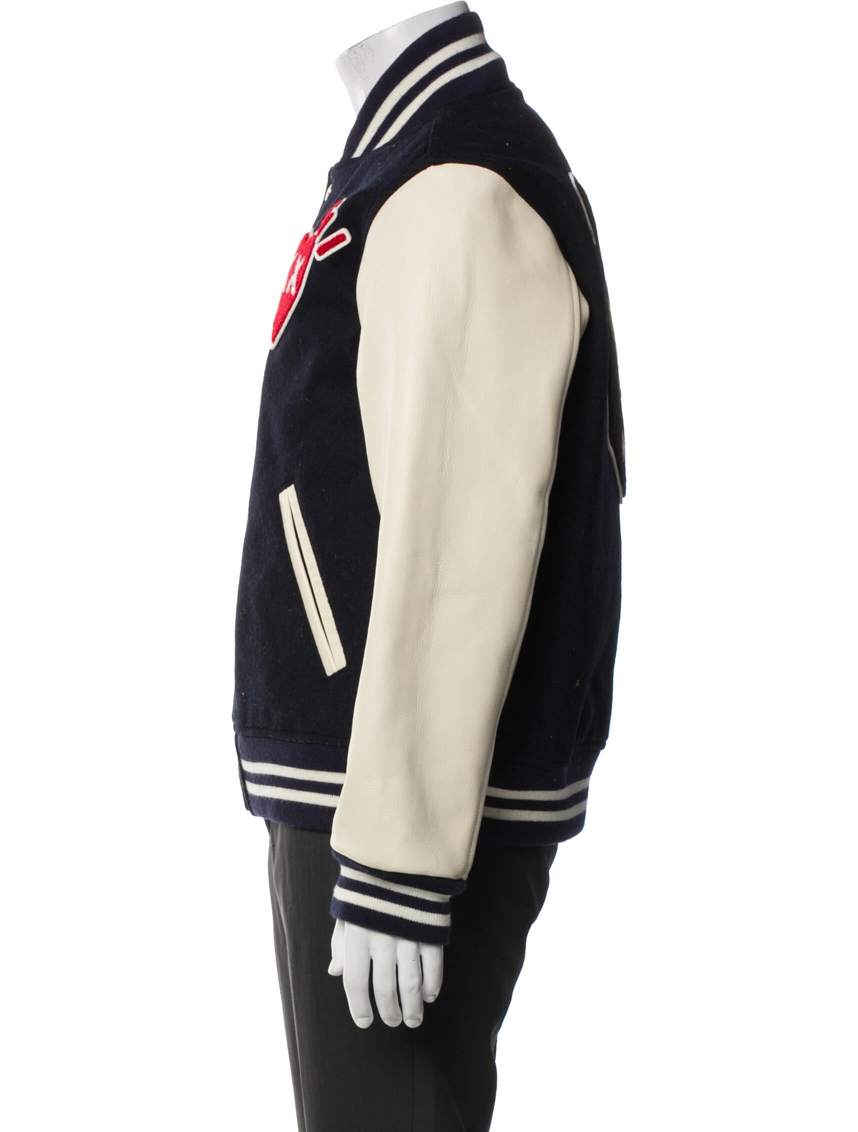 Human Made x KAWS Graphic Print Varsity Jacket