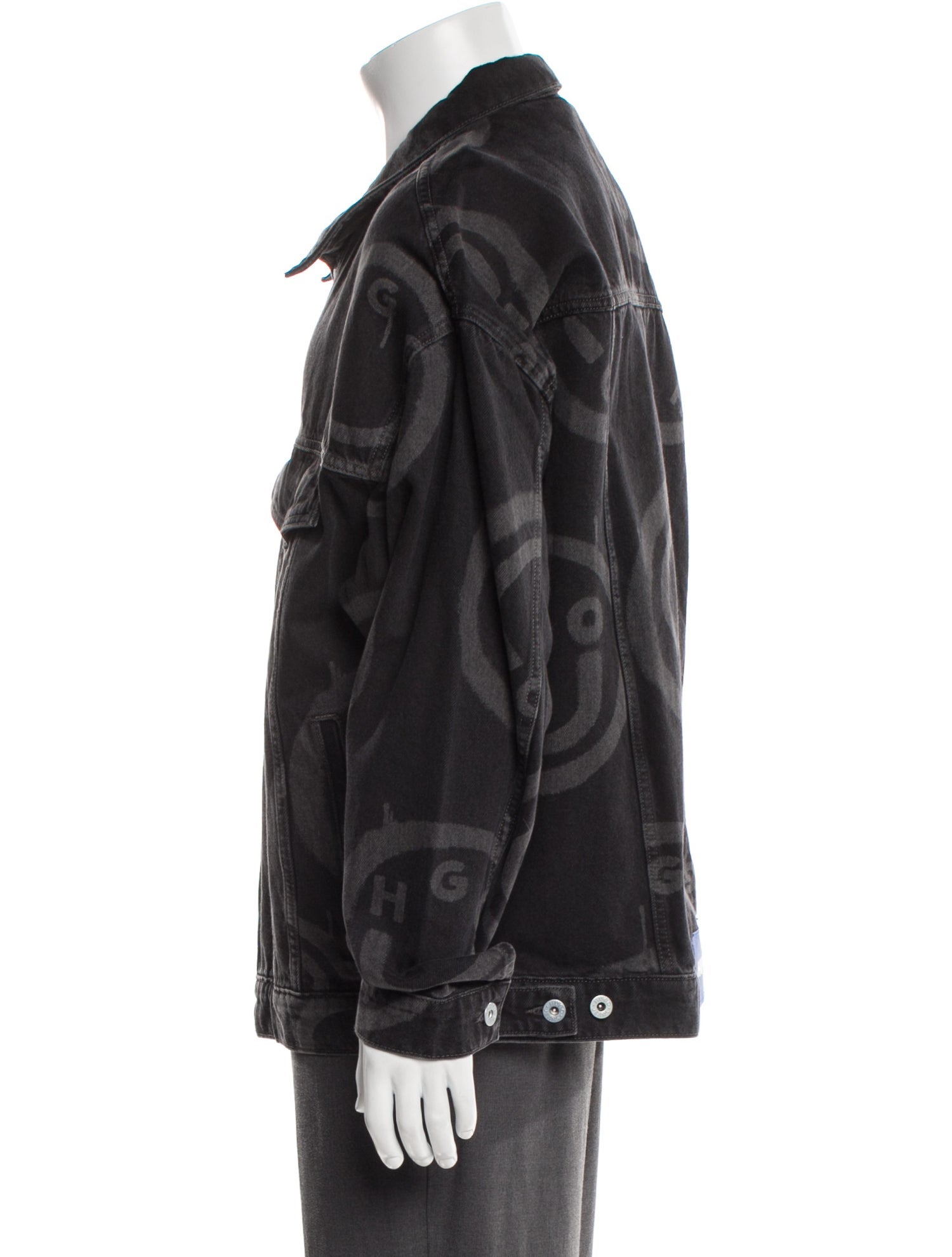 Hugo Printed Trucker Jacket