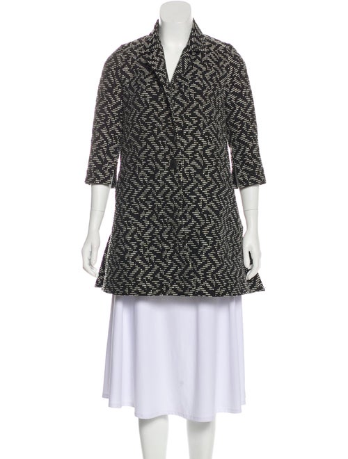 Henrik Vibskov Printed Coat Black