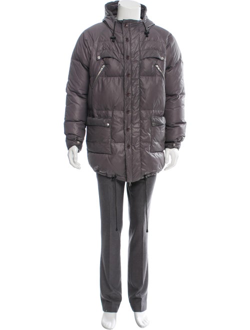 Henrik Vibskov Hooded Down Coat grey