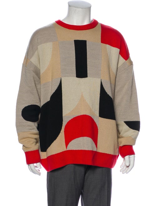 Henrik Vibskov Printed Crew Neck Pullover Brown