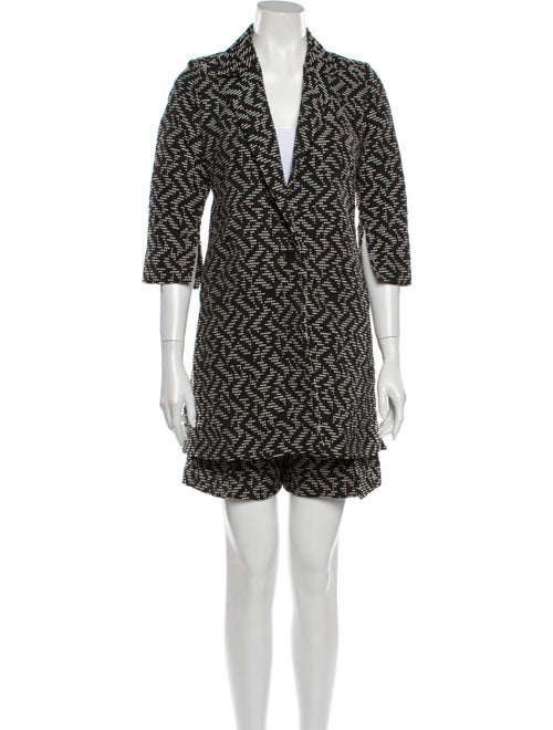 Henrik Vibskov Printed Short Set Black
