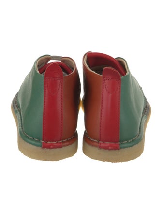 Henrik Vibskov Leather Fringe Trim Accent Lace-Up Boots