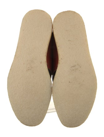 Henrik Vibskov Leather Fringe Trim Accent Lace-Up Boots