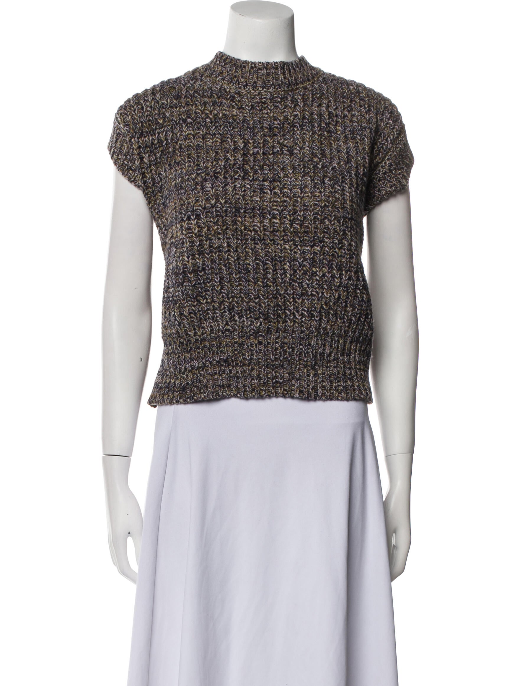 Henrik Vibskov Wool Mock Neck Sweater