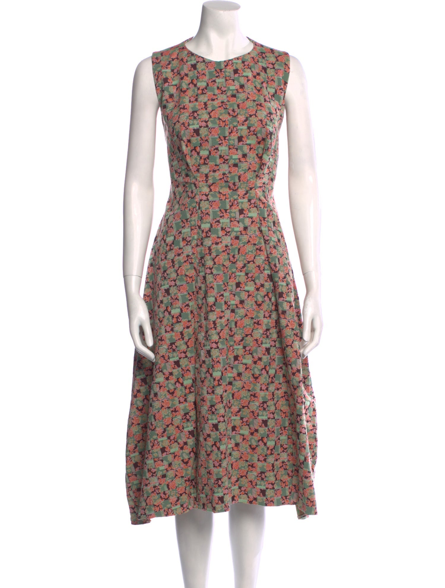 Henrik Vibskov Floral Print Midi Length Dress