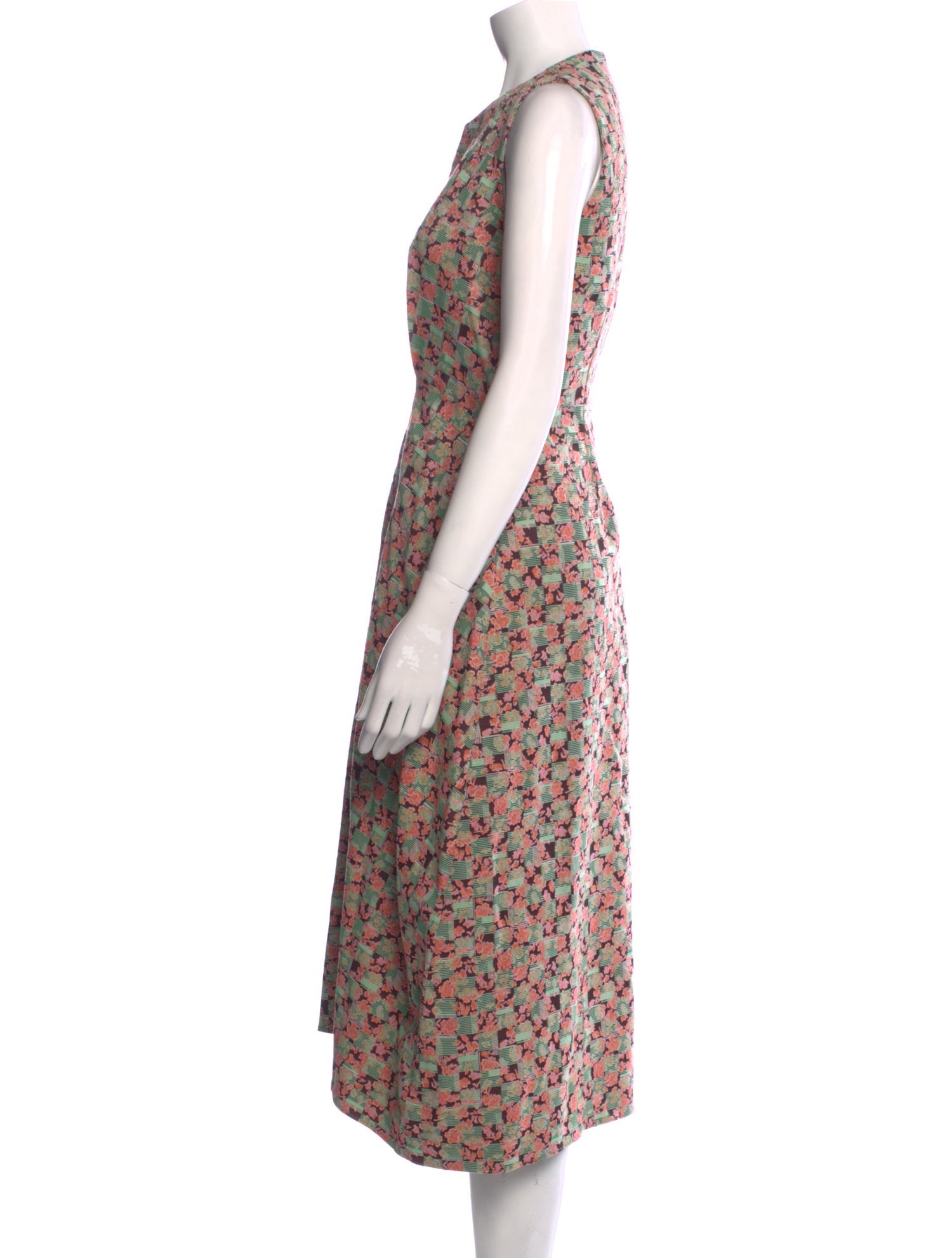 Henrik Vibskov Floral Print Midi Length Dress