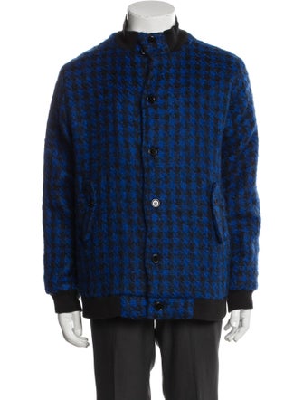 Henrik Vibskov Wool Tweed Pattern Utility Jacket