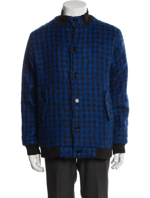 Henrik Vibskov Wool Tweed Pattern Utility Jacket