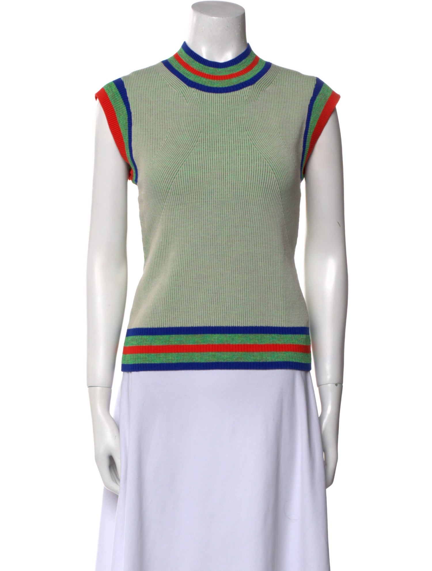 Henrik Vibskov Striped Cowl Neck Top