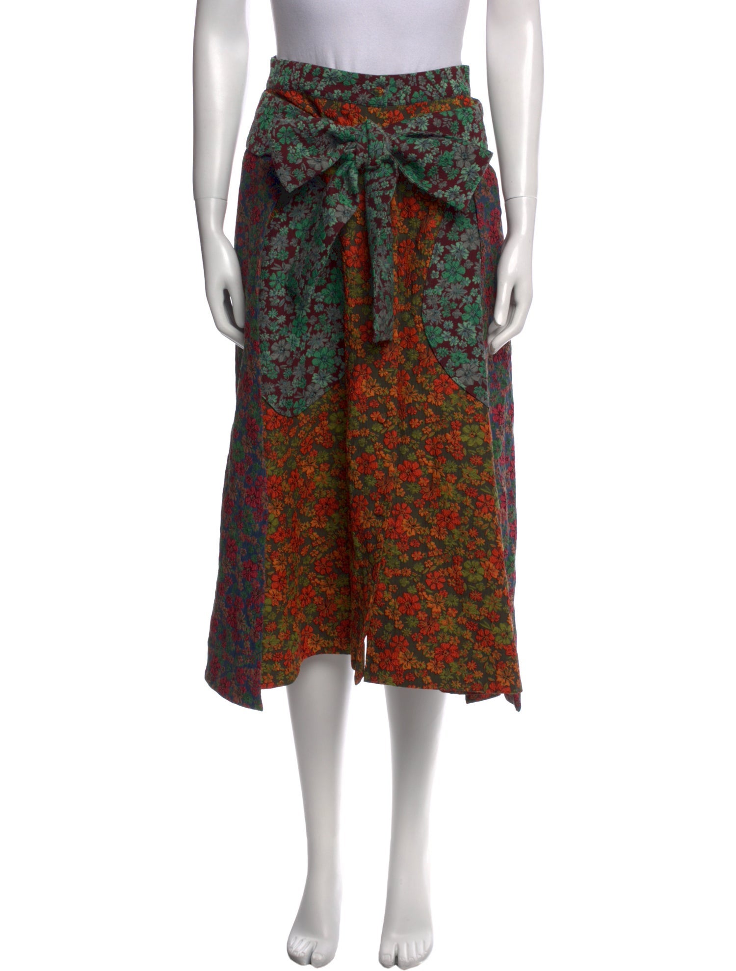 Henrik Vibskov Linen Midi Length Skirt