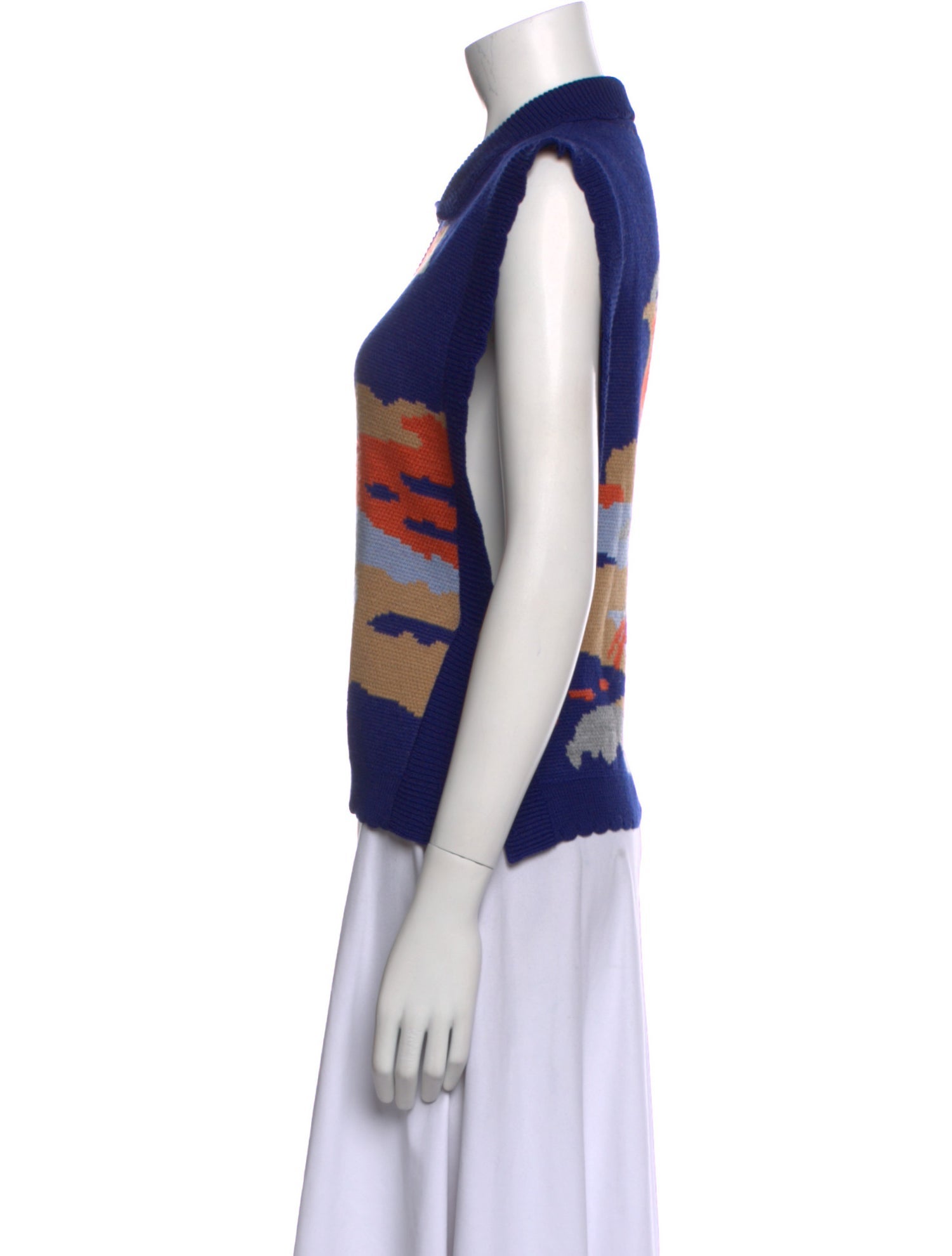 Henrik Vibskov Printed Mock Neck Sweater