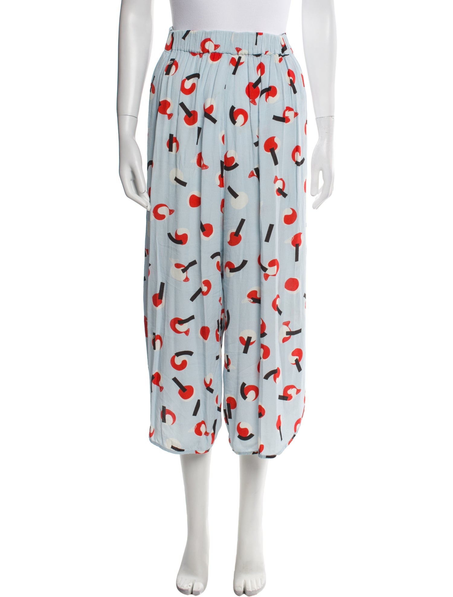 Henrik Vibskov Printed Wide Leg Pants