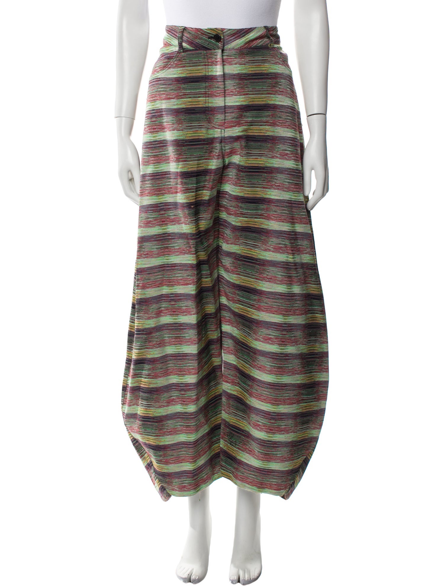 Henrik Vibskov Striped Wide Leg Pants