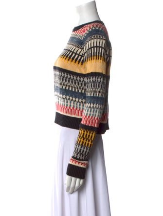 Henrik Vibskov Striped Scoop Neck Sweater