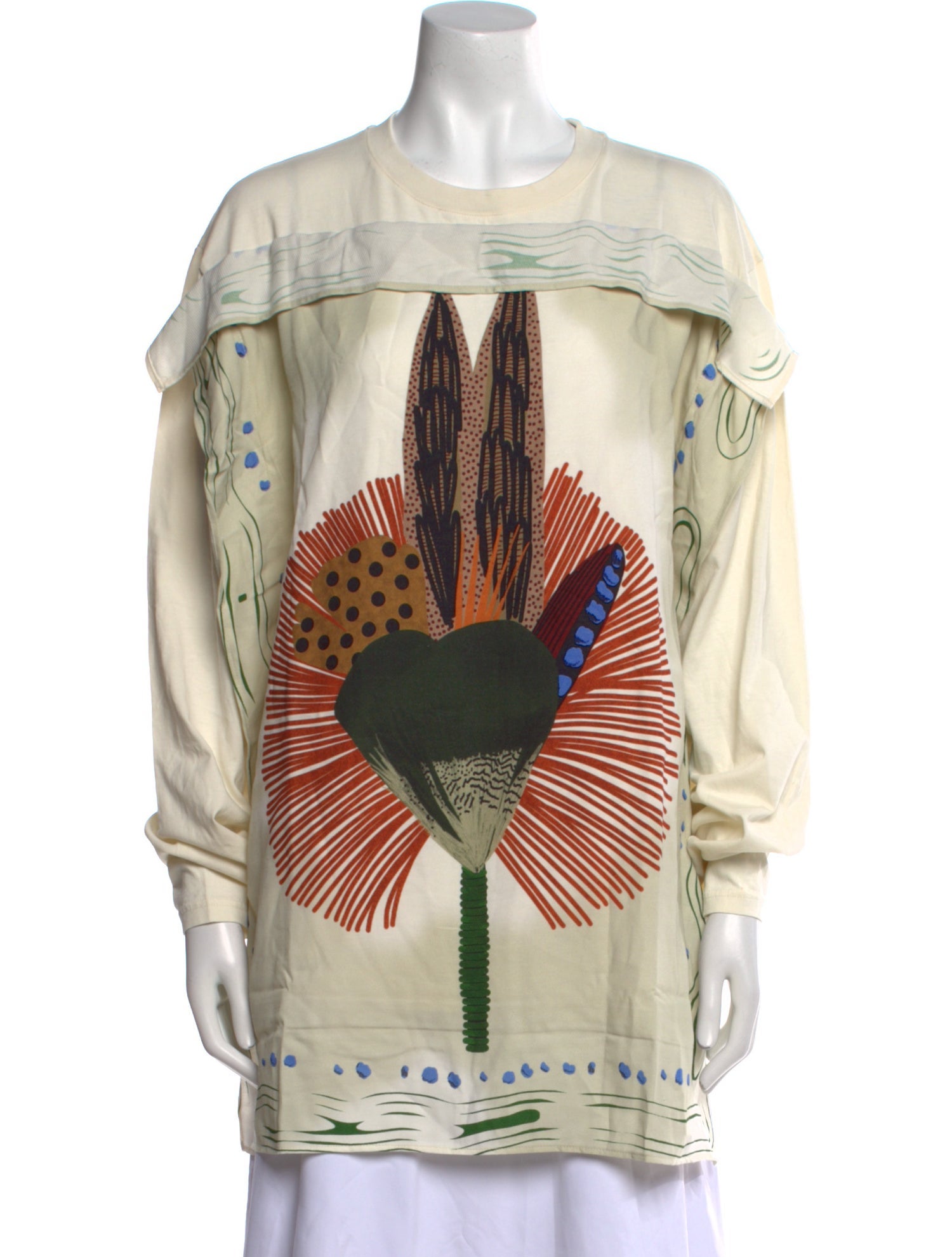 Henrik Vibskov Graphic Print Crew Neck Tunic