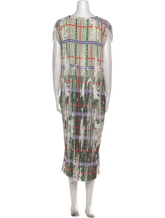 Henrik Vibskov Plaid Print Long Dress