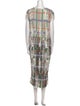 Henrik Vibskov Plaid Print Long Dress