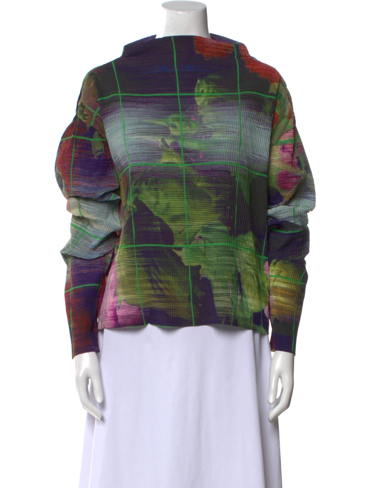 Henrik Vibskov Printed Mock Neck Sweatshirt